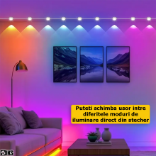 Instalatie Luminoasa Led SIKS Pentru Casa De Tip Sir Pentru Streasina / Sageac, 15 Metri, Pentru Exterior, Roofline Lighs, De... Instalatie Luminoasa Led SIKS Pentru Casa De Tip Sir Pentru Streasina / Sageac, 15 Metri, Pentru Exterior, Roofline Lighs, De...