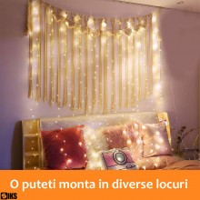Instalatie De Craciun SIKS, 3 M X 3 M, Model Plasa USB, 8 Moduri, Perdea Alb Cald, 300 Leduri, Rezistenta La Apa, Luminozitat... Instalatie De Craciun SIKS, 3 M X 3 M, Model Plasa USB, 8 Moduri, Perdea Alb Cald, 300 Leduri, Rezistenta La Apa, Luminozitat...