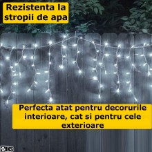 Instalatie Craciun Turturi SIKS, Ghirlanda Curgatoare, 12 m, 300 LED-uri, 8 Jocuri de Lumini, Franjuri, Exterior/Interior, Fi... Instalatie Craciun Turturi SIKS, Ghirlanda Curgatoare, 12 m, 300 LED-uri, 8 Jocuri de Lumini, Franjuri, Exterior/Interior, Fi...