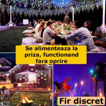Instalatie Craciun Turturi SIKS, Ghirlanda curgatoare, 12 m, 300 LED-uri, 8 jocuri de lumini, Franjuri, Exterior/Interior, Fi... Instalatie Craciun Turturi SIKS, Ghirlanda curgatoare, 12 m, 300 LED-uri, 8 jocuri de lumini, Franjuri, Exterior/Interior, Fi...
