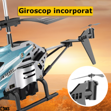 Elicopter SIKS Cu Telecomanda Pentru Copii, Cu Giroscop Incorporat, Carcasa De Metal, Lumina Led, Rezistent La Cazaturi, Idea... Elicopter SIKS Cu Telecomanda Pentru Copii, Cu Giroscop Incorporat, Carcasa De Metal, Lumina Led, Rezistent La Cazaturi, Idea...