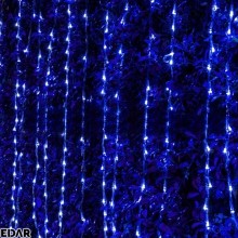 Instalatie LED De Craciun EDAR, Franjuri Luminoase 6m x 1m, 8 Functii De Iluminare, Interconectabila, Decor Casa, Foisor Si G...
