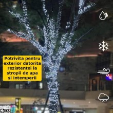 Instalatie De Craciun Liniara Solara SIKS Cu Telecomanda Pentru Exterior / Interior, 50 m, 500 LED-uri, Cu 8 Jocuri De Lumini... Instalatie De Craciun Liniara Solara SIKS Cu Telecomanda Pentru Exterior / Interior, 50 m, 500 LED-uri, Cu 8 Jocuri De Lumini...