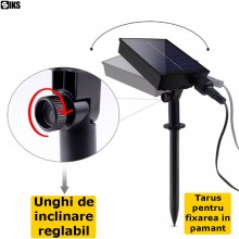 Instalatie De Craciun Liniara Solara SIKS Cu Telecomanda Pentru Exterior / Interior, 50 m, 500 LED-uri, Cu 8 Jocuri De Lumini... Instalatie De Craciun Liniara Solara SIKS Cu Telecomanda Pentru Exterior / Interior, 50 m, 500 LED-uri, Cu 8 Jocuri De Lumini...