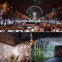 Instalatie Liniara Solara de Craciun EDAR, 50 m, 500 LED-uri Alb Rece, Telecomanda, 8 Jocuri de Lumini, Fir Verde Inchis, Pen... Instalatie Liniara Solara de Craciun EDAR, 50 m, 500 LED-uri Alb Rece, Telecomanda, 8 Jocuri de Lumini, Fir Verde Inchis, Pen...