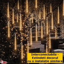 Instalatie De Craciun Tip Turturi Luminosi SIKS, Lungime Turture 50 Cm, 8 Tuburi, Alimentare Priza, Interconectabila, Pentru ... Instalatie De Craciun Tip Turturi Luminosi SIKS, Lungime Turture 50 Cm, 8 Tuburi, Alimentare Priza, Interconectabila, Pentru ...