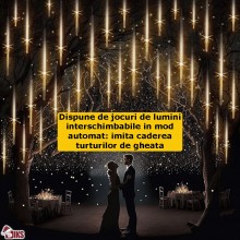 Instalatie De Craciun Tip Turturi Luminosi SIKS, Lungime Turture 50 Cm, 8 Tuburi, Alimentare Priza, Interconectabila, Pentru ... Instalatie De Craciun Tip Turturi Luminosi SIKS, Lungime Turture 50 Cm, 8 Tuburi, Alimentare Priza, Interconectabila, Pentru ...