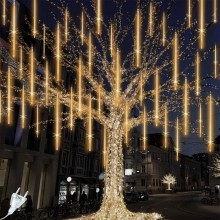 Instalatie De Craciun Tip Turturi Luminosi SIKS, Lungime Turture 50 Cm, 8 Tuburi, Alimentare Priza, Interconectabila, Pentru ...