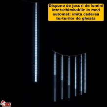 Instalatie De Craciun Tip Turturi Luminosi SIKS, Lungime Turture 50 Cm, 8 Tuburi, Alimentare Priza, Interconectabila, Pentru ... Instalatie De Craciun Tip Turturi Luminosi SIKS, Lungime Turture 50 Cm, 8 Tuburi, Alimentare Priza, Interconectabila, Pentru ...