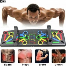 Placa Fitness SIKS Pentru Flotari, Multifunctionala, Cu Manere, Pentru Antrenament, Portabila, Coduri De Culoare, Negru/Multi... Placa Fitness SIKS Pentru Flotari, Multifunctionala, Cu Manere, Pentru Antrenament, Portabila, Coduri De Culoare, Negru/Multi...