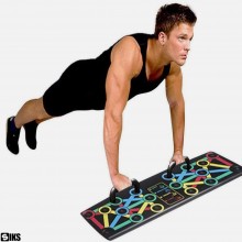 Placa Fitness SIKS Pentru Flotari, Multifunctionala, Cu Manere, Pentru Antrenament, Portabila, Coduri De Culoare, Negru/Multi... Placa Fitness SIKS Pentru Flotari, Multifunctionala, Cu Manere, Pentru Antrenament, Portabila, Coduri De Culoare, Negru/Multi...