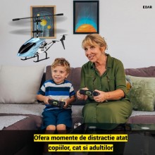 Elicopter EDAR Pentru Copii, Cu Telecomanda si LED-uri, Giroscop Integrat, Carcasa Metalica, Sistem Protectie Anti-cadere, Pe... Elicopter EDAR Pentru Copii, Cu Telecomanda si LED-uri, Giroscop Integrat, Carcasa Metalica, Sistem Protectie Anti-cadere, Pe...