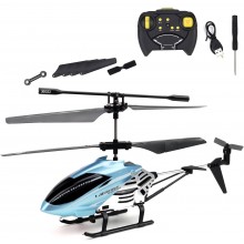 Elicopter EDAR Pentru Copii, Cu Telecomanda si LED-uri, Giroscop Integrat, Carcasa Metalica, Sistem Protectie Anti-cadere, Pe...