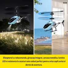 Elicopter EDAR Pentru Copii, Cu Telecomanda si LED-uri, Giroscop Integrat, Carcasa Metalica, Sistem Protectie Anti-cadere, Pe... Elicopter EDAR Pentru Copii, Cu Telecomanda si LED-uri, Giroscop Integrat, Carcasa Metalica, Sistem Protectie Anti-cadere, Pe...