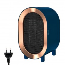 Aeroterma Electrica Portabila EDAR, Mini Incalzitor Rapid 1200W, Termostat Reglabil 2 Niveluri, Protectie Supraincalzire, Fun...