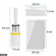 Set 2 x Chit Reparatii Geamuri Auto EDAR, Usor De Folosit, Cantitate 2 ml, Uscare Rapida, Folii Si Lama Incluse Set 2 x Chit Reparatii Geamuri Auto EDAR, Usor De Folosit, Cantitate 2 ml, Uscare Rapida, Folii Si Lama Incluse