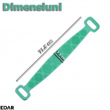 Perie Dus Tip Banda Pentru Igiena Corporala EDAR, 2 In 1, Masaj Si Exfoliere, Activeaza Crculatia Sangelui, Silicon moale, 71...