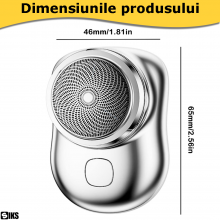 Mini Aparat De Ras Electric SIKS, Waterproof, Cu Incarcare Rapida USB, Pentru O Experienta De Ras De Inalta Performanta, 68g,... Mini Aparat De Ras Electric SIKS, Waterproof, Cu Incarcare Rapida USB, Pentru O Experienta De Ras De Inalta Performanta, 68g,...