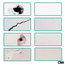 Set 2 x Kit De Reparatie Pentru Pereti SIKS, Pasta Autoadeziva Reparatoare Cu Uscare Rapida, Rezistenta La Apa Si Murdarie, I... Set 2 x Kit De Reparatie Pentru Pereti SIKS, Pasta Autoadeziva Reparatoare Cu Uscare Rapida, Rezistenta La Apa Si Murdarie, I...