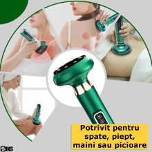 Aparat De Masaj Electric Ventuza Anticelulita Cu Caldura Si Infrarosu Fara Fir SIKS, 12 Niveluri Intensitate, Reducere Presiu... Aparat De Masaj Electric Ventuza Anticelulita Cu Caldura Si Infrarosu Fara Fir SIKS, 12 Niveluri Intensitate, Reducere Presiu...