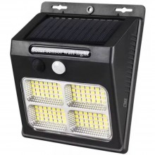 Lampa Solara de Exterior SIKS, 112 LED-uri Cu Senzor de Miscare, IP65, Rezistenta la Apa, Aplica Led Alimentata cu Energie So...