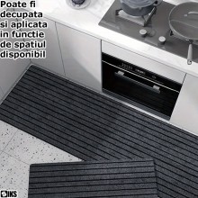 Rola Mocheta Autoadeziva SIKS, 40x300 cm, Material Absorbant, Montaj Rapid Fara Adeziv, Reduce Zgomotul Si Protejeaza Pardose...