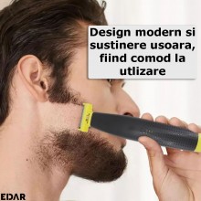 Imagine produs Aparat De Ras Multifunctional EDAR, Pentru Fata Si Corp, 4 Piepteni Interschimbabili, Acumulator Reincarcabil ... Imagine produs Aparat De Ras Multifunctional EDAR, Pentru Fata Si Corp, 4 Piepteni Interschimbabili, Acumulator Reincarcabil ...
