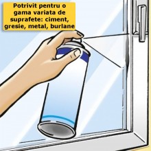 Spray De Etansare SIKS, Impermeabil, Hidroizolatie, Protectie De Lunga Durata Anti Apa, Uscare Rapida, Multisuprafete, Ciment...