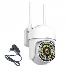 Camera Supraveghere Interior - Exterior SIKS, WiFi 3MP IP66 – Night Vision, Detectare Miscare, HD Wireless, Control Din Telef...