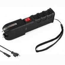 Dispozitiv Electrosoc SIKS, Lanterna Led Cu Soc Electric, Pentru Autoaparare Si Securitate Personala, Iluminare, 980000W Volt...