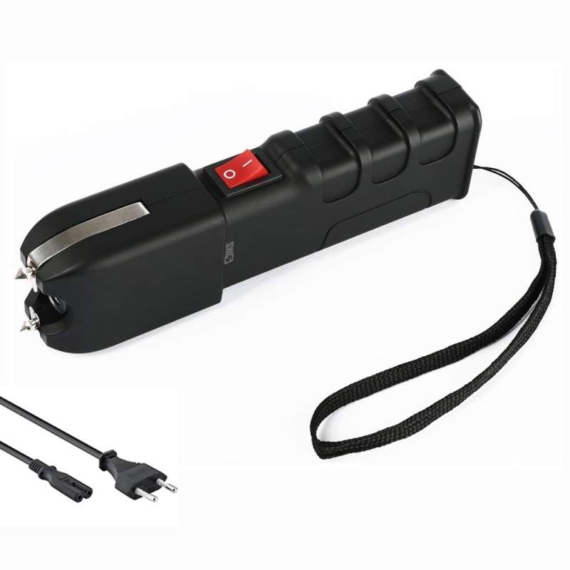 Dispozitiv Electrosoc SIKS, Lanterna Led Cu Soc Electric, Pentru Autoaparare Si Securitate Personala, Iluminare, 980000W Volt... Dispozitiv Electrosoc SIKS, Lanterna Led Cu Soc Electric, Pentru Autoaparare Si Securitate Personala, Iluminare, 980000W Volt...