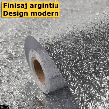 Folie Autocolanta Pentru Blat Bucatarie SIKS, PVC, 60×500 cm, Autoadeziv, Rezistent la Umiditate Si Pete, Usor de Curatat, Pr...