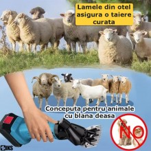 Masina De Tuns Oi Electrica SIKS Cu Acumulator 48V, Profesionala, 6 Viteze Reglabile, Marime Fir Reglabila, Foarfeca Ideala P... Masina De Tuns Oi Electrica SIKS Cu Acumulator 48V, Profesionala, 6 Viteze Reglabile, Marime Fir Reglabila, Foarfeca Ideala P...