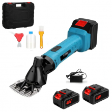 Masina De Tuns Oi Electrica SIKS Cu Acumulator 48V, Profesionala, 6 Viteze Reglabile, Marime Fir Reglabila, Foarfeca Ideala P...