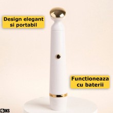 Aparat Pentru Masaj In Jurul Ochilor SIKS, Masaj Pometi, Solutie Anti-Cearcane Si Riduri Cu Micro-Vibratii, Eye Meter Cu Func... Aparat Pentru Masaj In Jurul Ochilor SIKS, Masaj Pometi, Solutie Anti-Cearcane Si Riduri Cu Micro-Vibratii, Eye Meter Cu Func...