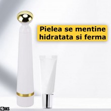 Aparat Pentru Masaj In Jurul Ochilor SIKS, Masaj Pometi, Solutie Anti-Cearcane Si Riduri Cu Micro-Vibratii, Eye Meter Cu Func...
