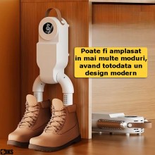 Uscator Electric SIKS Pentru Incaltaminte, Uscare Rapida, Potrivit Pentru Pantofi, Adidasi, Ghete, Sosete, Manusi, Design Pli...