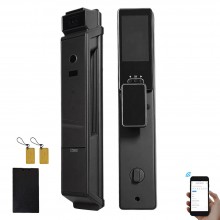 Yala inteligenta Wifi Pentru Usa Smart Cu Video Interfon SIKS Pentru Casa Sau Hotel, Cu Aplicatie Telefon, Incuietoare Cu Des...