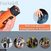Dispozitiv Ultrasunete EDAR Impotriva Cainilor Agresivi, Ideal Pentru Antrenamente Si Dresaj, Lanterna LED Integrata, Aliment... Dispozitiv Ultrasunete EDAR Impotriva Cainilor Agresivi, Ideal Pentru Antrenamente Si Dresaj, Lanterna LED Integrata, Aliment...