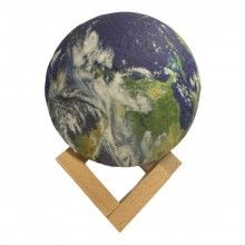 Lampa ambientala EDAR® cu model Terra, stand lemn, 13cm