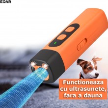 Dispozitiv Ultrasunete EDAR Impotriva Cainilor Agresivi, Ideal Pentru Antrenamente Si Dresaj, Lanterna LED Integrata, Aliment... Dispozitiv Ultrasunete EDAR Impotriva Cainilor Agresivi, Ideal Pentru Antrenamente Si Dresaj, Lanterna LED Integrata, Aliment...