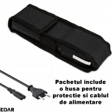 Dispozitiv Electrosoc Pentru Auto-Aparare EDAR, Functie De Lanterna, 980000W Volt, Reincarcabil La Priza, Negru Dispozitiv Electrosoc Pentru Auto-Aparare EDAR, Functie De Lanterna, 980000W Volt, Reincarcabil La Priza, Negru