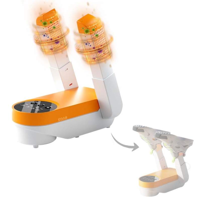 Uscator Electric Pentru Incaltaminte EDAR, Alimentare Prin Priza, Setare Timp De Uscare, Design Rabatabil Si Portabil, Nu Ocu... Uscator Electric Pentru Incaltaminte EDAR, Alimentare Prin Priza, Setare Timp De Uscare, Design Rabatabil Si Portabil, Nu Ocu...