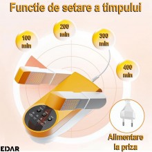 Uscator Electric Pentru Incaltaminte EDAR, Alimentare Prin Priza, Setare Timp De Uscare, Design Rabatabil Si Portabil, Nu Ocu... Uscator Electric Pentru Incaltaminte EDAR, Alimentare Prin Priza, Setare Timp De Uscare, Design Rabatabil Si Portabil, Nu Ocu...
