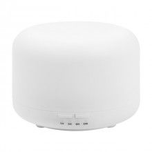 Umidificator ultrasonic SIKS® difuzor aroma, rezervor 300 ml, 7 lumini led, alb