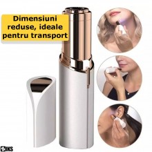 Pachet 4 x Epilator Facial Pentru Femei SIKS, Hipoalergenic + Baterii incluse, Indicator LED, Alb Pachet 4 x Epilator Facial Pentru Femei SIKS, Hipoalergenic + Baterii incluse, Indicator LED, Alb