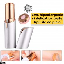 Pachet 4 x Epilator Facial Pentru Femei SIKS, Hipoalergenic + Baterii incluse, Indicator LED, Alb Pachet 4 x Epilator Facial Pentru Femei SIKS, Hipoalergenic + Baterii incluse, Indicator LED, Alb