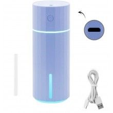 Umidificator ultrasonic SIKS® difuzor aroma, potrivit pentru locuinta sau masina, portabil, albastru Umidificator ultrasonic SIKS® difuzor aroma, potrivit pentru locuinta sau masina, portabil, albastru