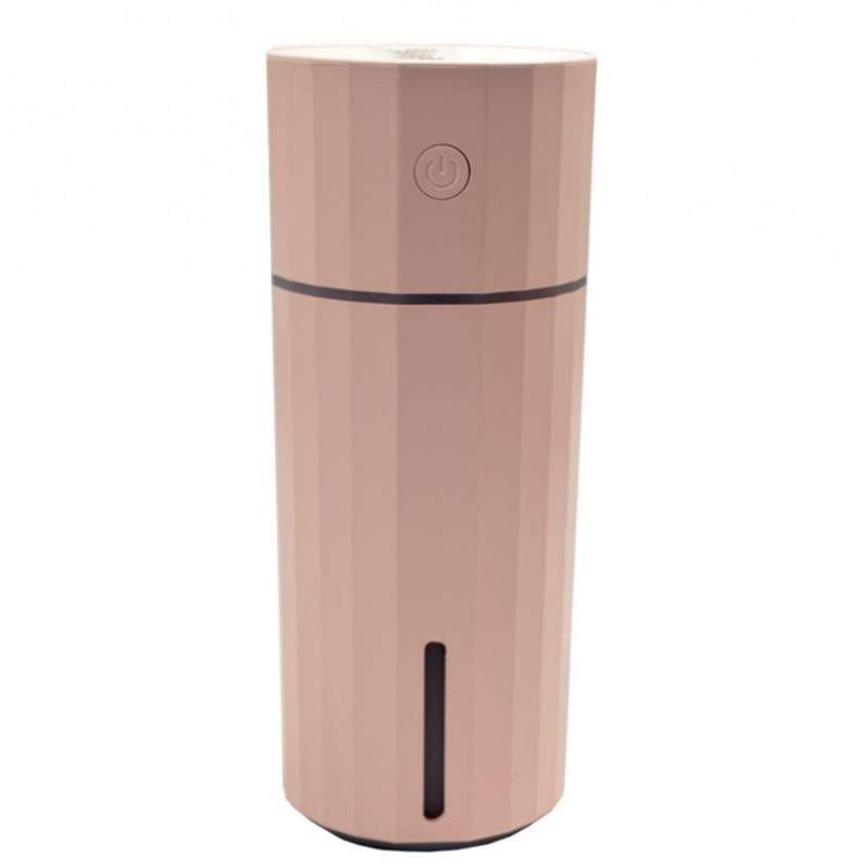 Umidificator ultrasonic SIKS® difuzor aroma, potrivit pentru locuinta sau masina, portabil, roz Umidificator ultrasonic SIKS® difuzor aroma, potrivit pentru locuinta sau masina, portabil, roz
