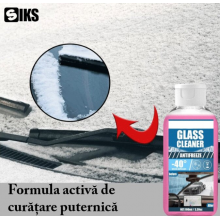 Solutie SIKS Concentrata Pentru Degrivare, Tratament Anti Inghet Pentru Geamuri Auto, Eficienta Pana la -40 Grade, Protectie Ind